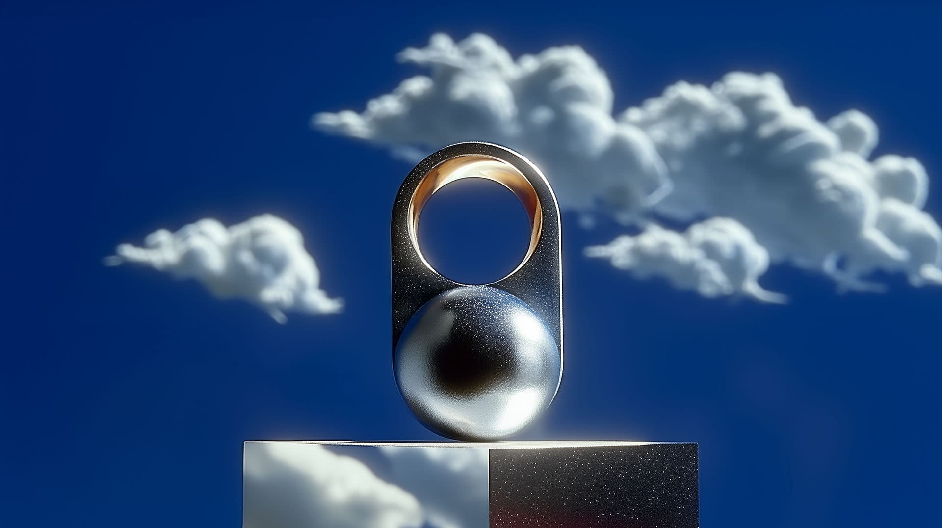 Modern architecture and AI technology workspace